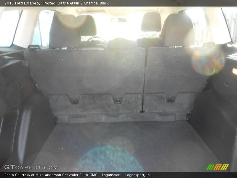 Frosted Glass Metallic / Charcoal Black 2013 Ford Escape S