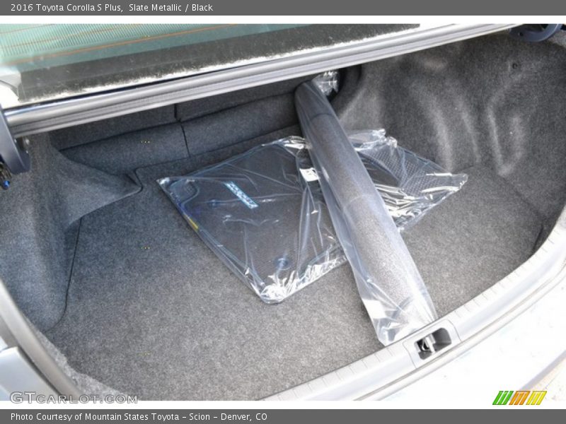 Slate Metallic / Black 2016 Toyota Corolla S Plus