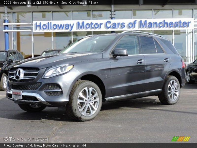 Steel Grey Metallic / Black 2016 Mercedes-Benz GLE 350 4Matic