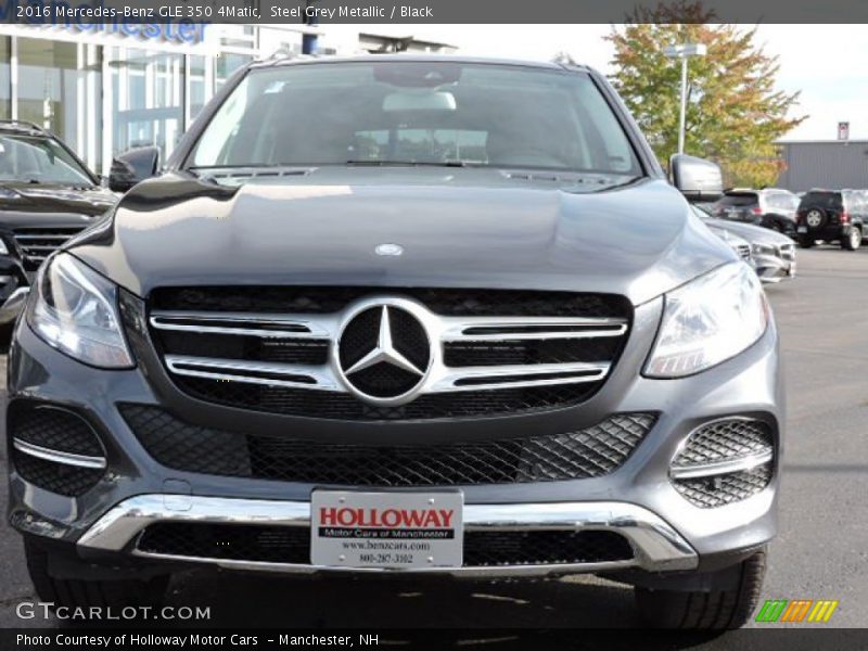 Steel Grey Metallic / Black 2016 Mercedes-Benz GLE 350 4Matic