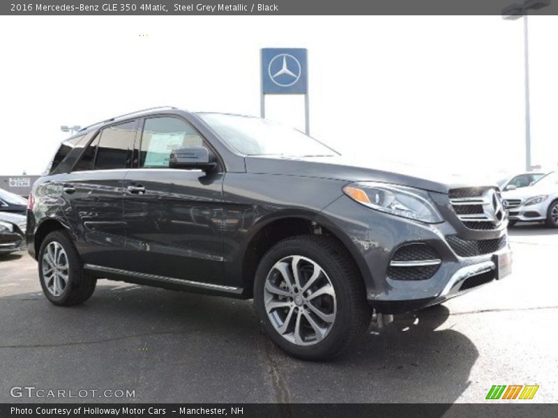 Steel Grey Metallic / Black 2016 Mercedes-Benz GLE 350 4Matic