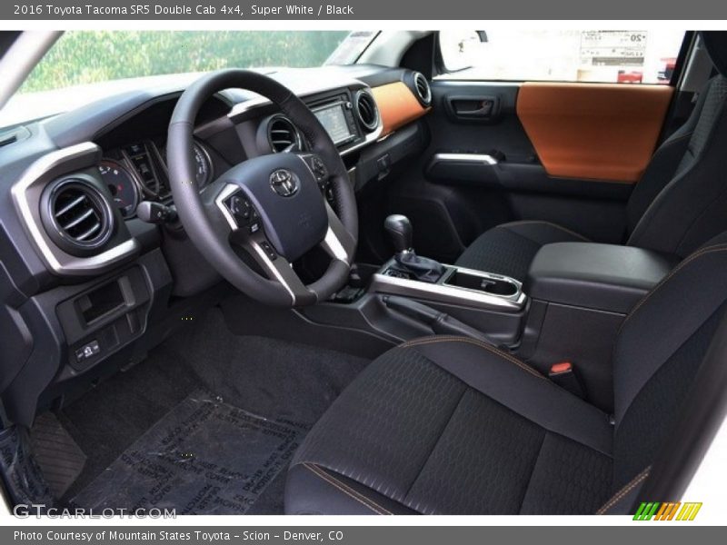  2016 Tacoma SR5 Double Cab 4x4 Black Interior