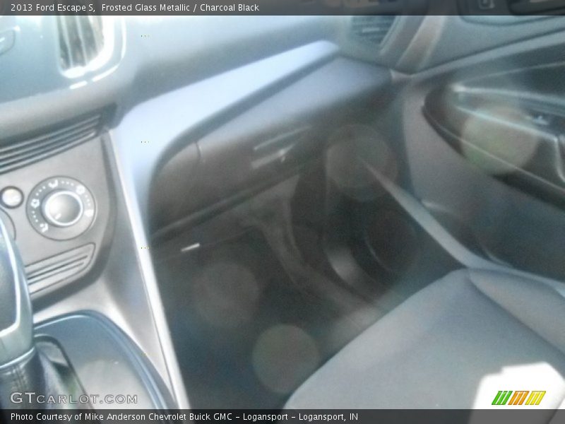 Frosted Glass Metallic / Charcoal Black 2013 Ford Escape S