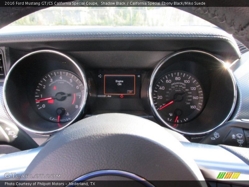  2016 Mustang GT/CS California Special Coupe GT/CS California Special Coupe Gauges