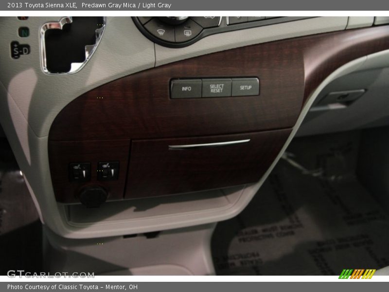 Predawn Gray Mica / Light Gray 2013 Toyota Sienna XLE