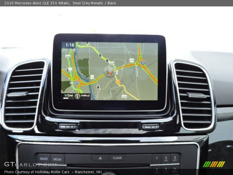 Steel Grey Metallic / Black 2016 Mercedes-Benz GLE 350 4Matic