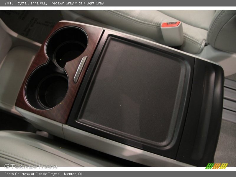 Predawn Gray Mica / Light Gray 2013 Toyota Sienna XLE