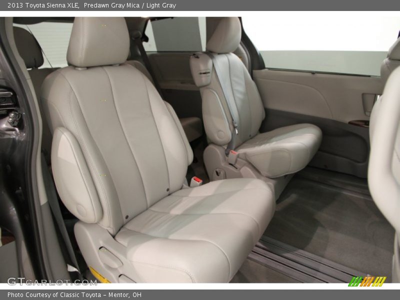 Predawn Gray Mica / Light Gray 2013 Toyota Sienna XLE