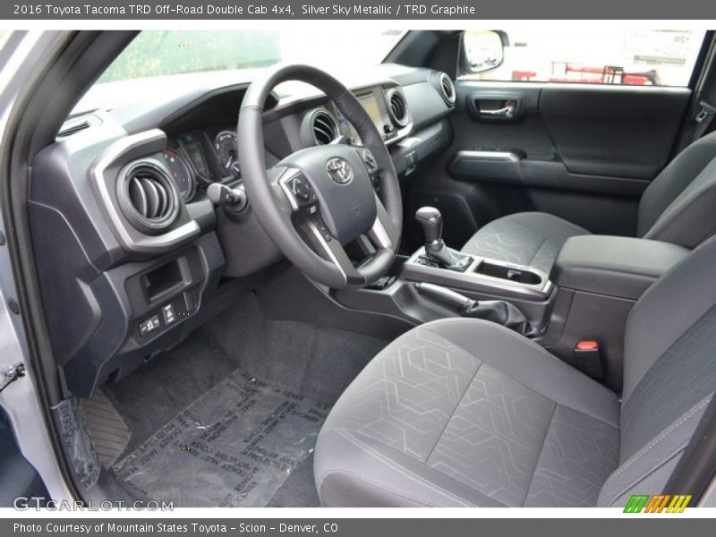  2016 Tacoma TRD Off-Road Double Cab 4x4 TRD Graphite Interior
