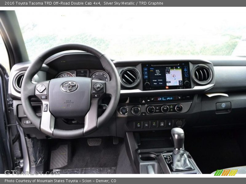 Dashboard of 2016 Tacoma TRD Off-Road Double Cab 4x4