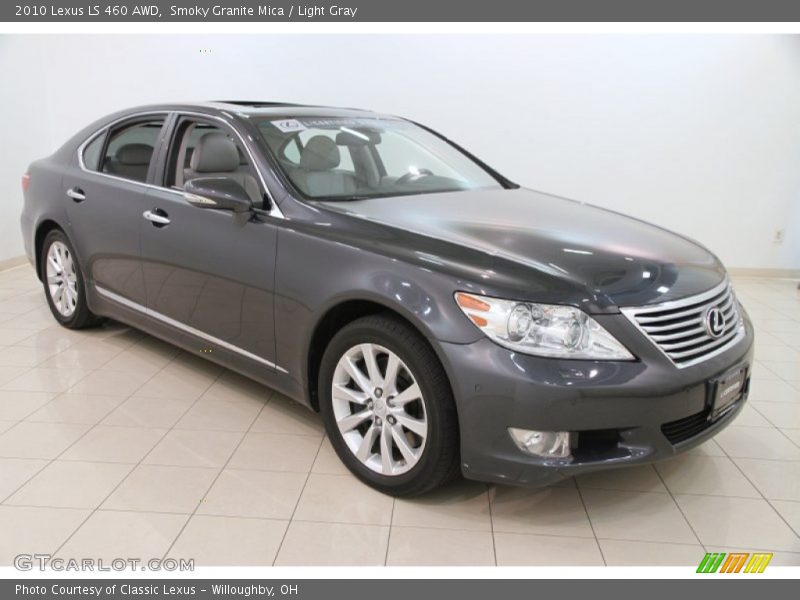 Smoky Granite Mica / Light Gray 2010 Lexus LS 460 AWD