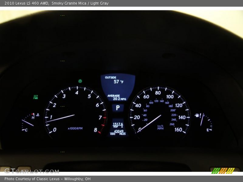 2010 LS 460 AWD 460 AWD Gauges