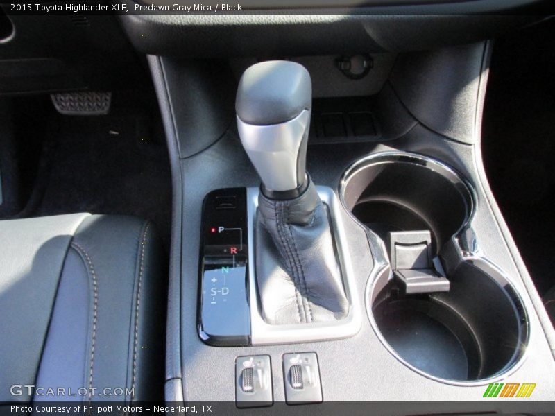 Predawn Gray Mica / Black 2015 Toyota Highlander XLE
