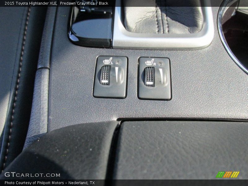 Predawn Gray Mica / Black 2015 Toyota Highlander XLE