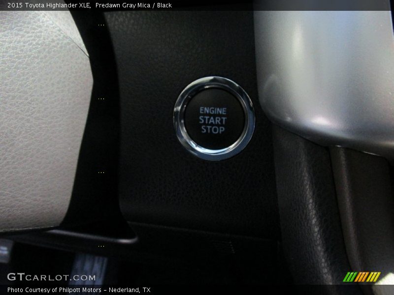 Predawn Gray Mica / Black 2015 Toyota Highlander XLE