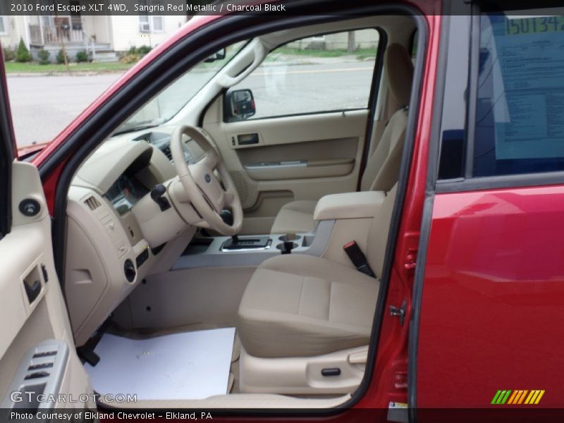Sangria Red Metallic / Charcoal Black 2010 Ford Escape XLT 4WD