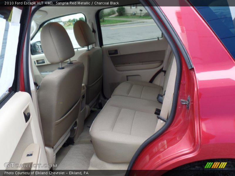 Sangria Red Metallic / Charcoal Black 2010 Ford Escape XLT 4WD