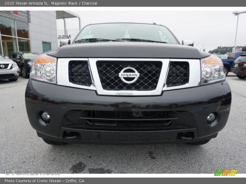 Magnetic Black / Charcoal 2015 Nissan Armada SL