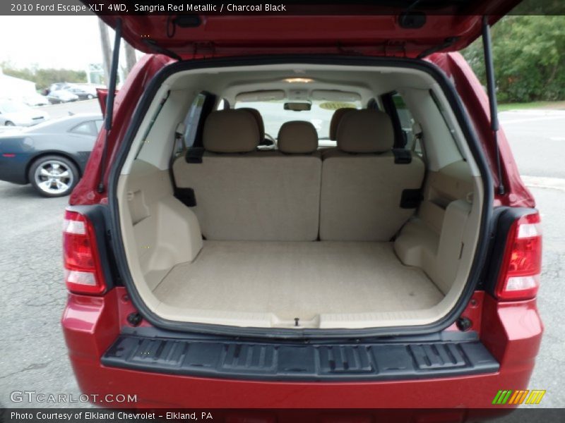 Sangria Red Metallic / Charcoal Black 2010 Ford Escape XLT 4WD