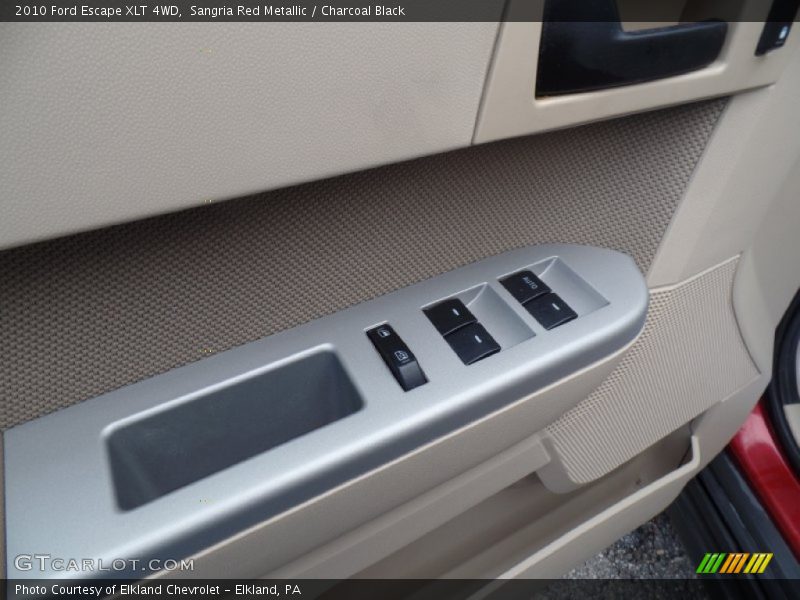 Sangria Red Metallic / Charcoal Black 2010 Ford Escape XLT 4WD