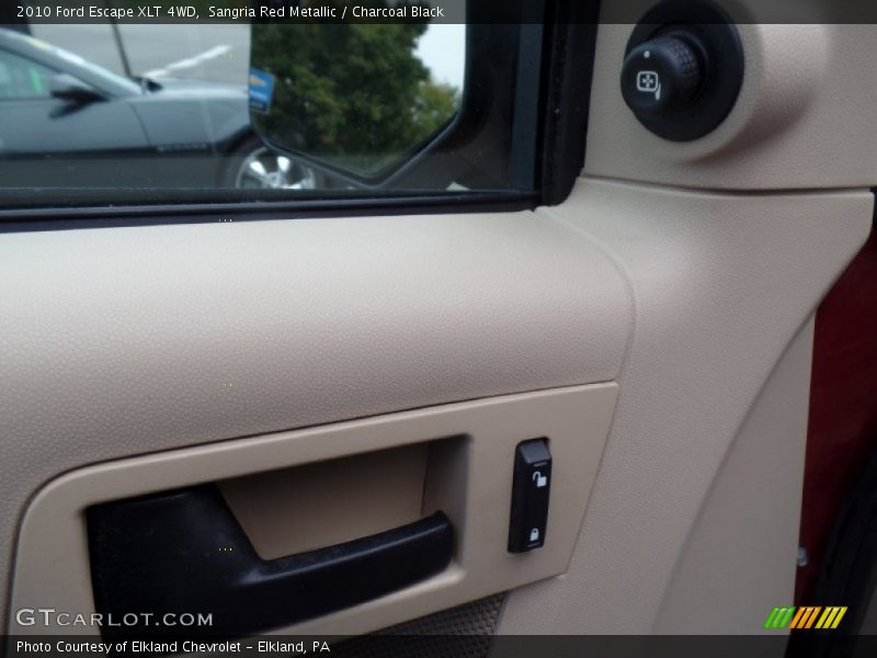 Sangria Red Metallic / Charcoal Black 2010 Ford Escape XLT 4WD