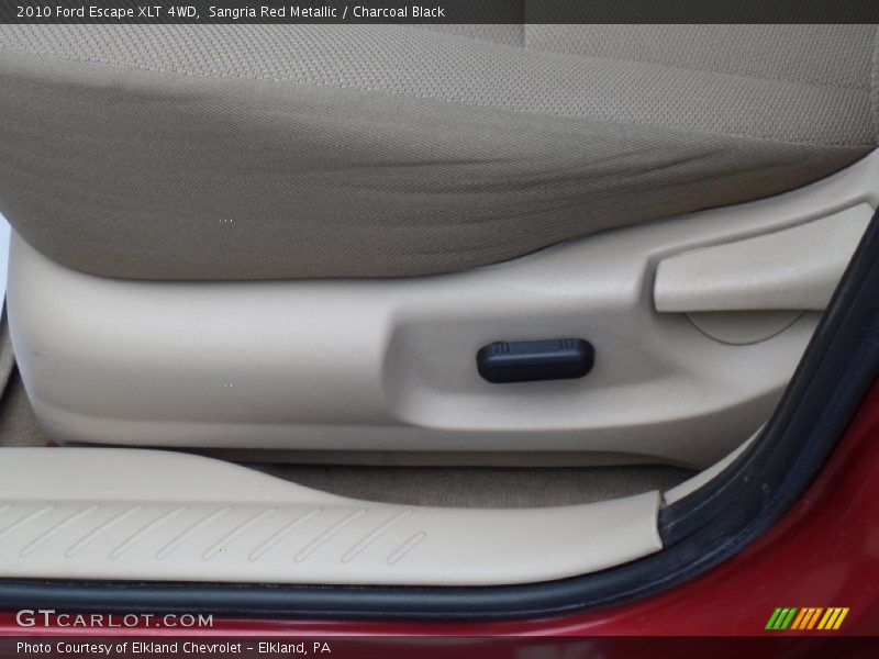 Sangria Red Metallic / Charcoal Black 2010 Ford Escape XLT 4WD