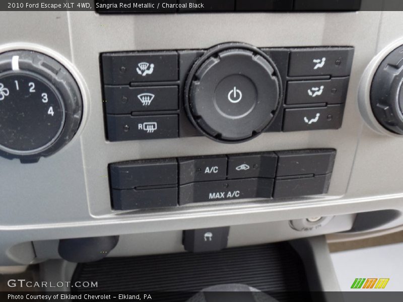 Sangria Red Metallic / Charcoal Black 2010 Ford Escape XLT 4WD