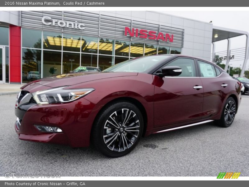 Coulis Red / Cashmere 2016 Nissan Maxima Platinum