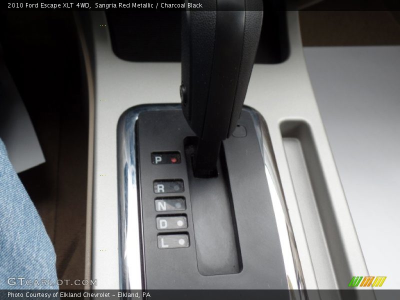 Sangria Red Metallic / Charcoal Black 2010 Ford Escape XLT 4WD