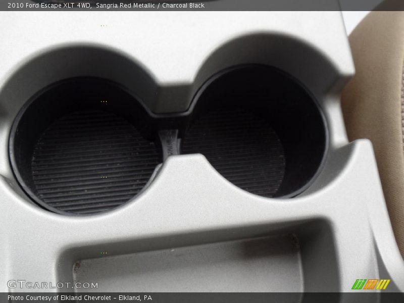 Sangria Red Metallic / Charcoal Black 2010 Ford Escape XLT 4WD