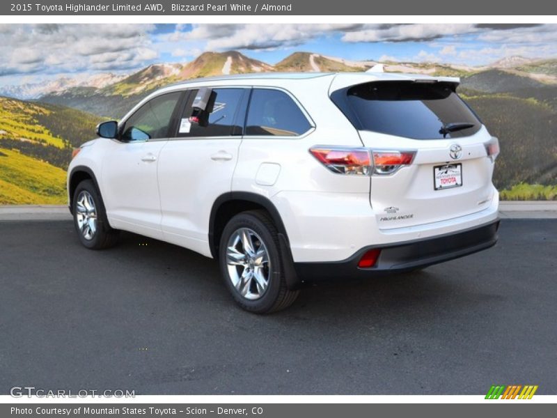 Blizzard Pearl White / Almond 2015 Toyota Highlander Limited AWD