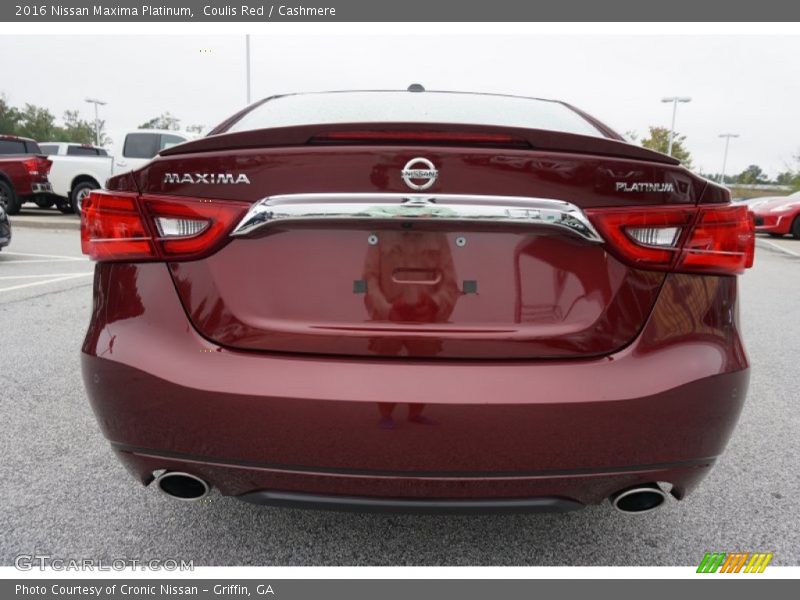 Coulis Red / Cashmere 2016 Nissan Maxima Platinum