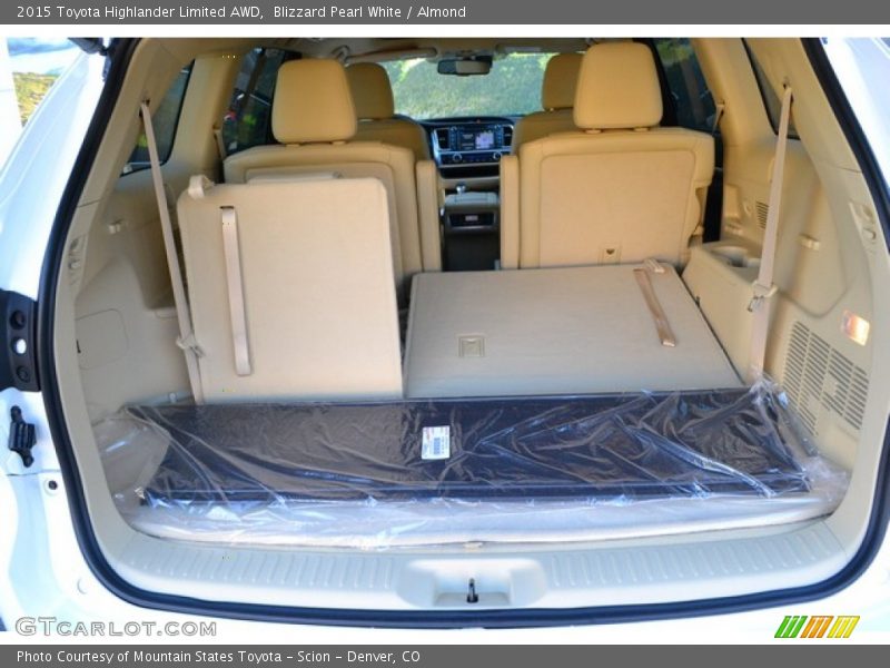 Blizzard Pearl White / Almond 2015 Toyota Highlander Limited AWD