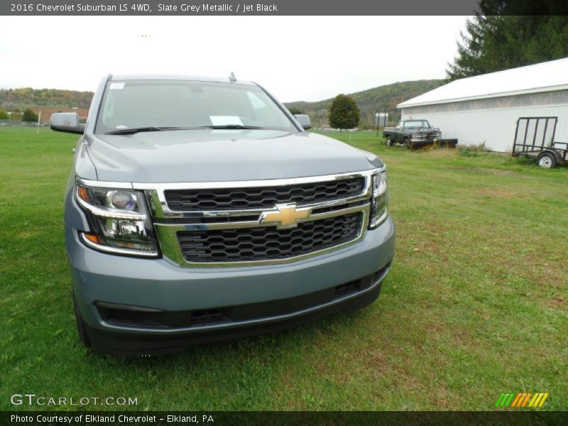 Slate Grey Metallic / Jet Black 2016 Chevrolet Suburban LS 4WD