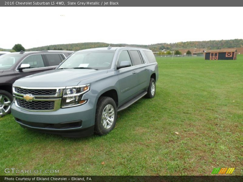 Slate Grey Metallic / Jet Black 2016 Chevrolet Suburban LS 4WD