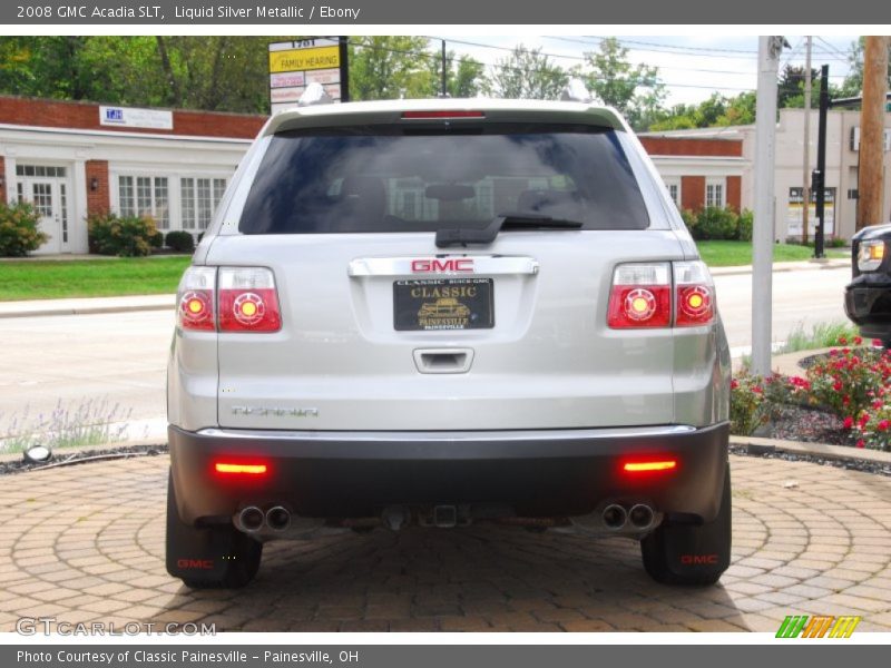 Liquid Silver Metallic / Ebony 2008 GMC Acadia SLT