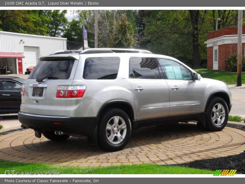 Liquid Silver Metallic / Ebony 2008 GMC Acadia SLT