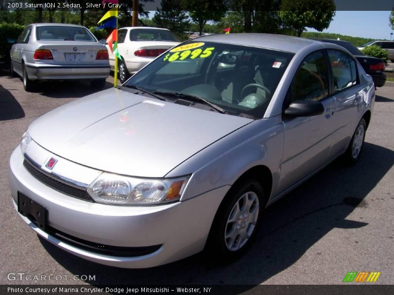 Silver / Gray 2003 Saturn ION 2 Sedan