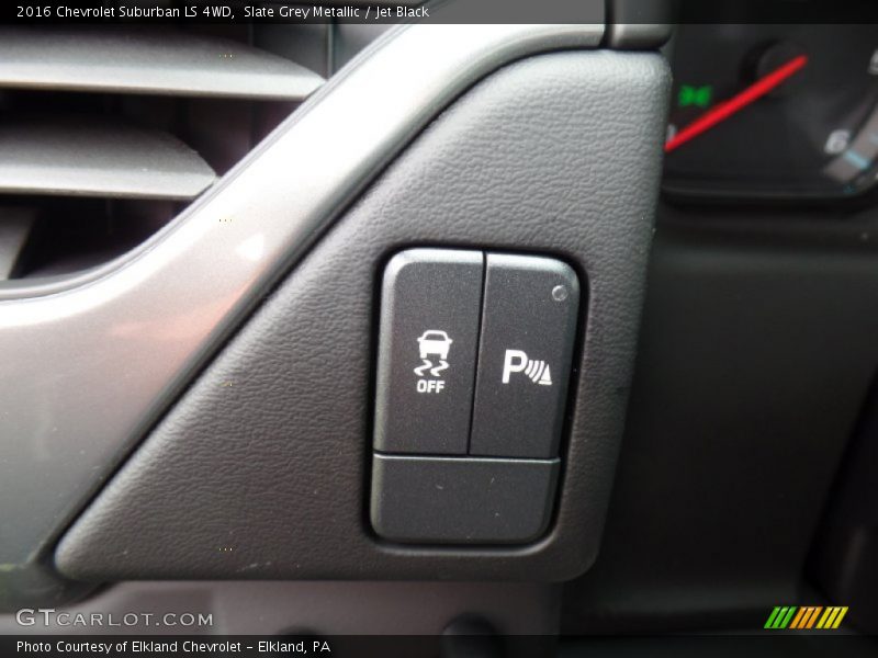 Slate Grey Metallic / Jet Black 2016 Chevrolet Suburban LS 4WD