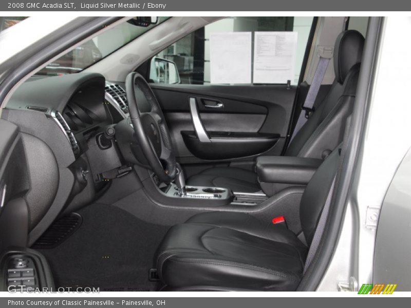 Liquid Silver Metallic / Ebony 2008 GMC Acadia SLT