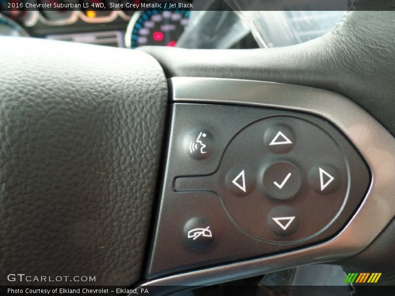Slate Grey Metallic / Jet Black 2016 Chevrolet Suburban LS 4WD
