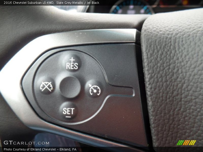 Slate Grey Metallic / Jet Black 2016 Chevrolet Suburban LS 4WD