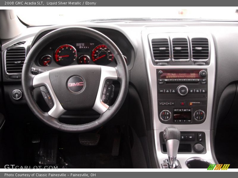Liquid Silver Metallic / Ebony 2008 GMC Acadia SLT