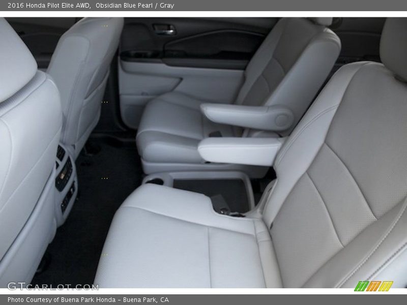 Rear Seat of 2016 Pilot Elite AWD
