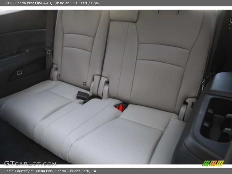 Rear Seat of 2016 Pilot Elite AWD