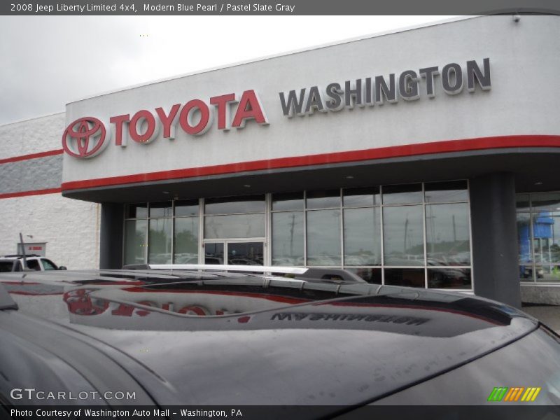 Modern Blue Pearl / Pastel Slate Gray 2008 Jeep Liberty Limited 4x4