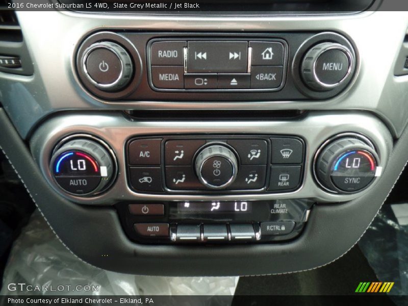 Slate Grey Metallic / Jet Black 2016 Chevrolet Suburban LS 4WD