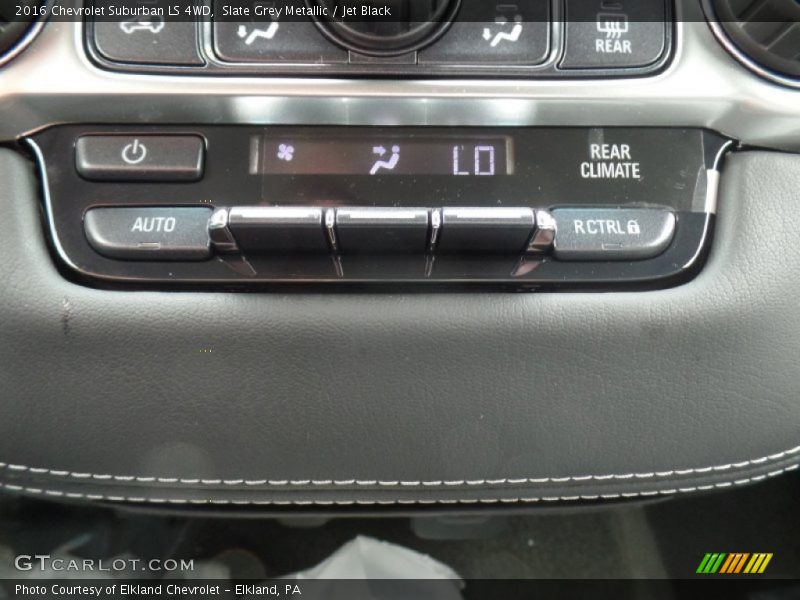 Slate Grey Metallic / Jet Black 2016 Chevrolet Suburban LS 4WD