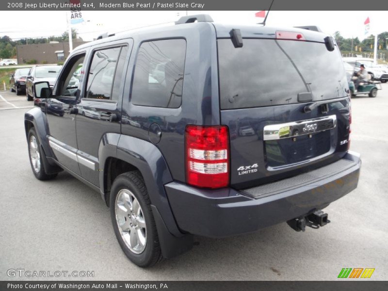 Modern Blue Pearl / Pastel Slate Gray 2008 Jeep Liberty Limited 4x4