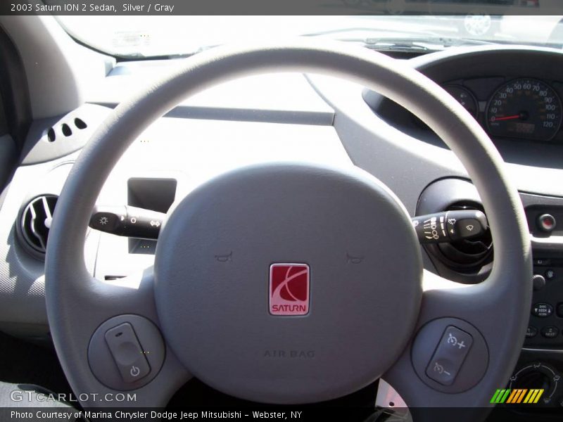 Silver / Gray 2003 Saturn ION 2 Sedan